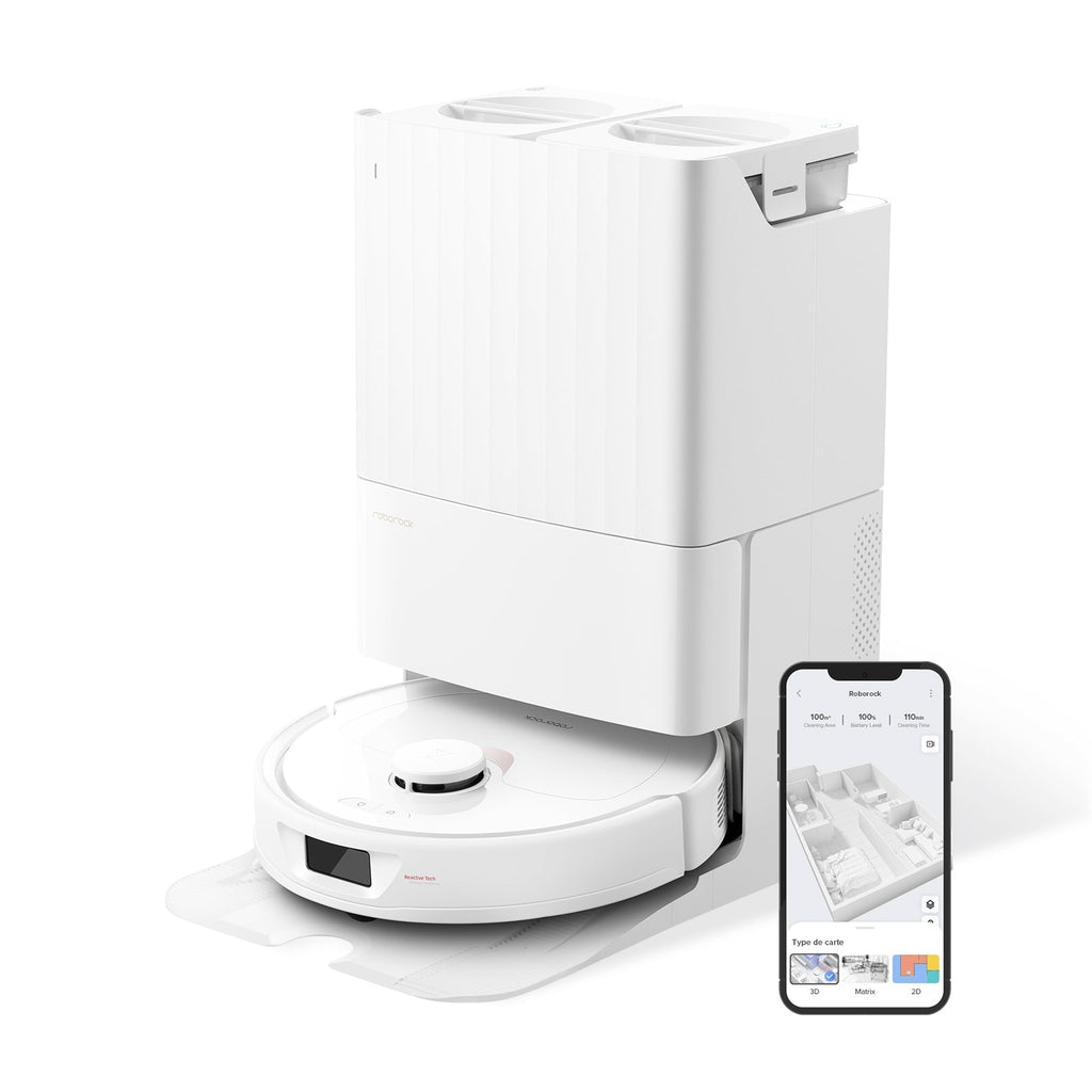【Certified Refurbished 90% New】Roborock Qrevo Robot Vacuum with Multifunctional Dock