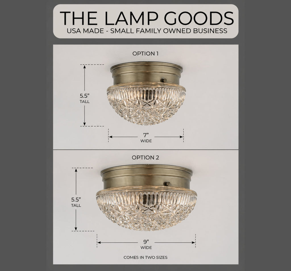 Mid Century Diamond Glass Ceiling Light Diamond Pattern Dome Glamour For Retro Decor Aficionados