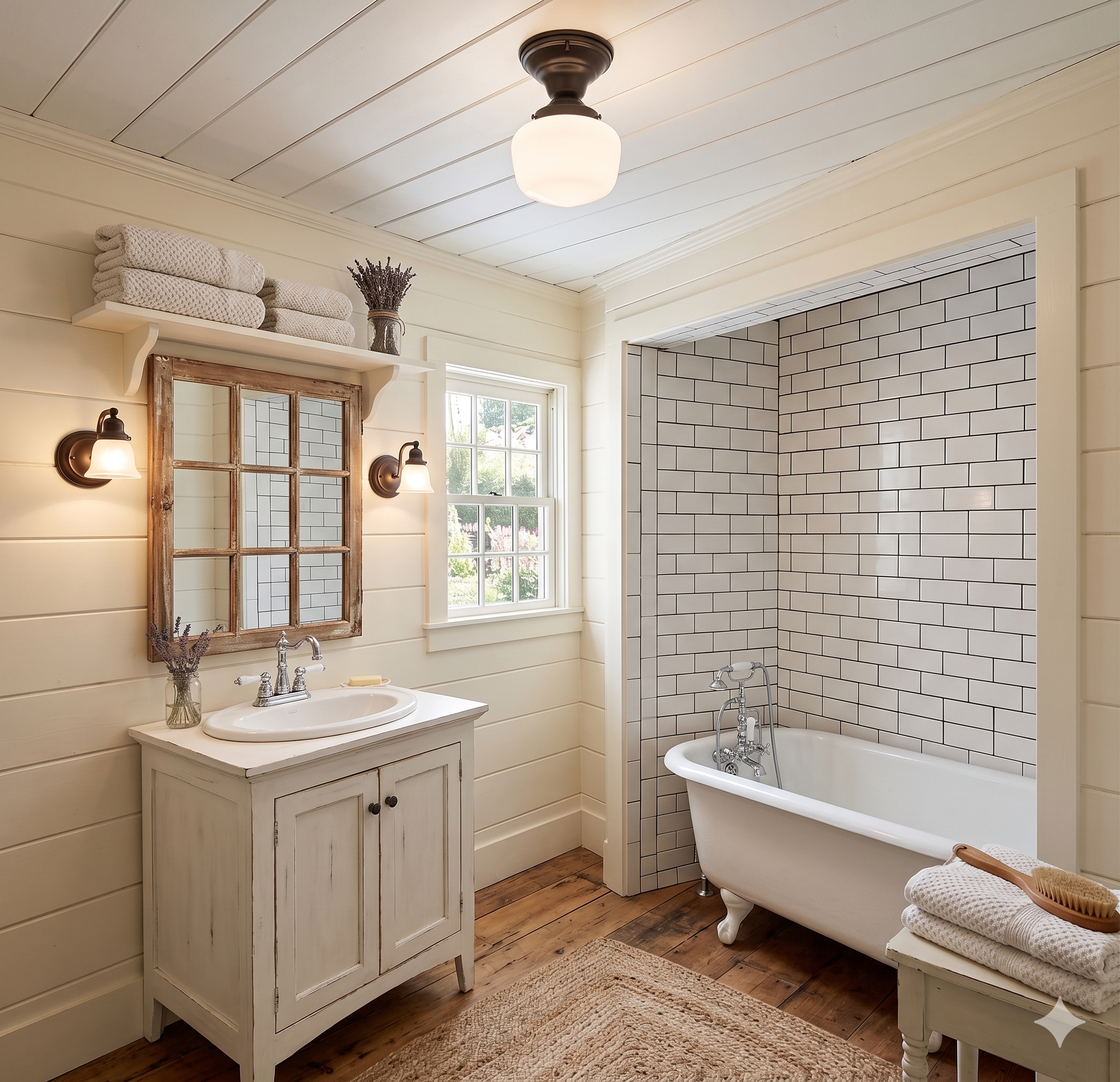 Simple Milk Glass Schoolhouse Ceiling Light Warm Glow Home