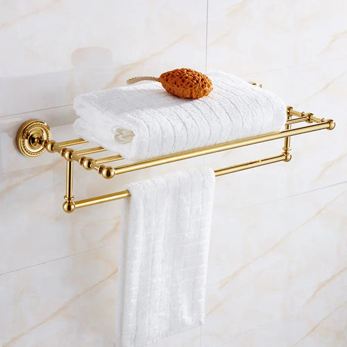 DecorBites Brass Gold Bathroom Hardware Set Premium Complete Bundle For Modern Homes
