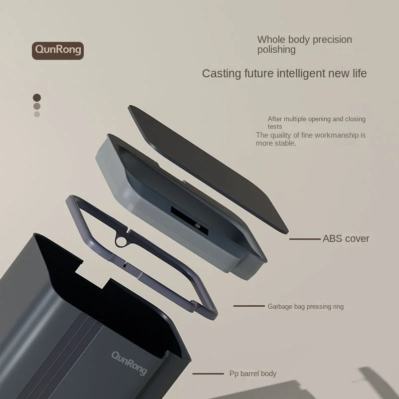 DecorBites™ 20L Smart Sensor Trash Can: Luxury Garbage Bucket for Kitchen, Bathroom, and Toilet