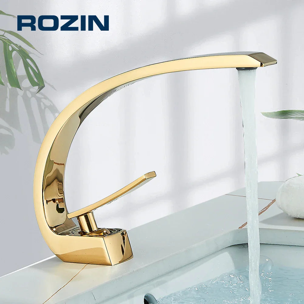 DecorBites™ Black Luxury Brass Basin Faucet Mixer Tap