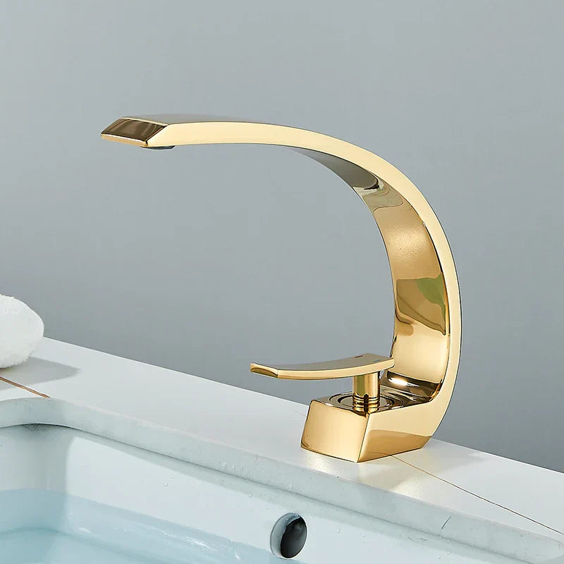 DecorBites™ Black Luxury Brass Basin Faucet Mixer Tap