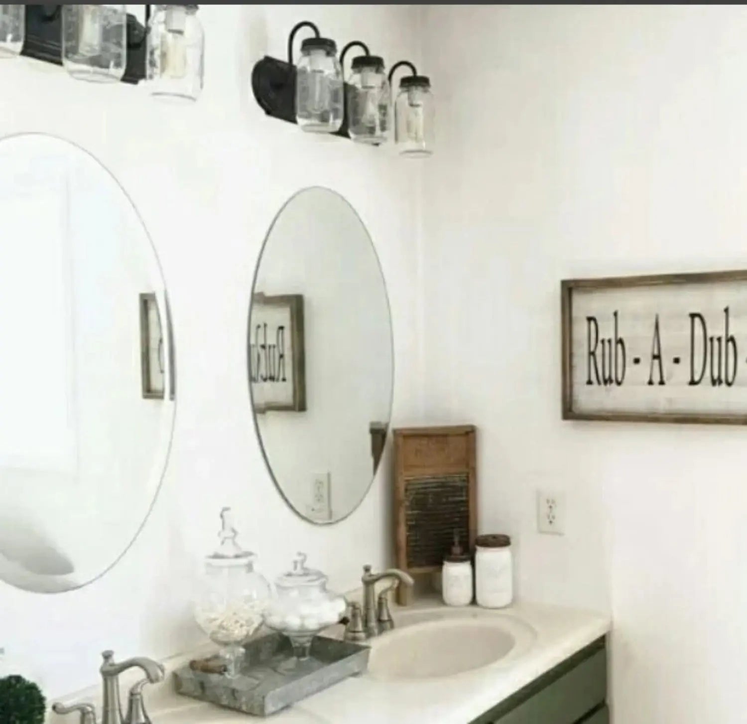 Mason Jar Vanity Light For Farmhouse Bathrooms Three Jar Shades Warm Ambience And Modern Glow